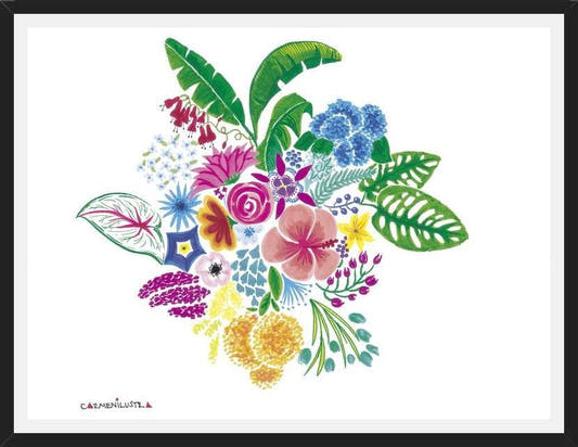 Cuadro Flores Tropicales