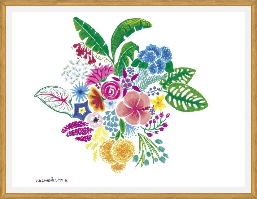 Cuadro Flores Tropicales