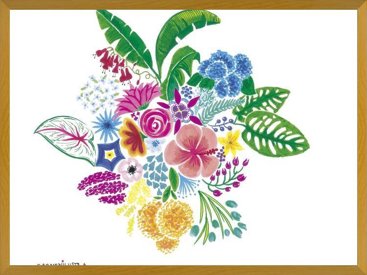 Cuadro Flores Tropicales