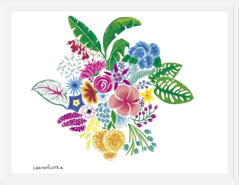 Cuadro Flores Tropicales