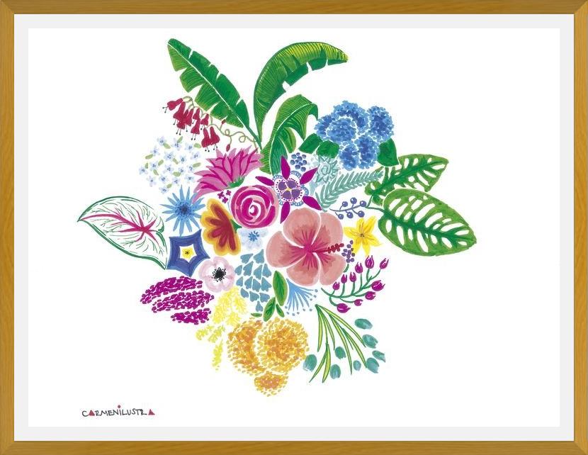 Cuadro Flores Tropicales