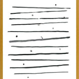 Cuadro Watercolor lines & dots - horizontal