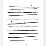 Cuadro Watercolor lines & dots - horizontal