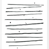 Cuadro Watercolor lines & dots - horizontal