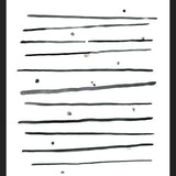 Cuadro Watercolor lines & dots - horizontal