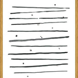 Cuadro Watercolor lines & dots - horizontal