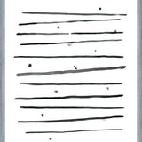 Cuadro Watercolor lines & dots - horizontal