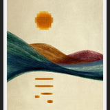 Cuadro Abstract Mountains 6