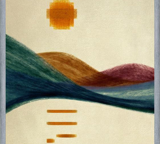 Cuadro Abstract Mountains 6
