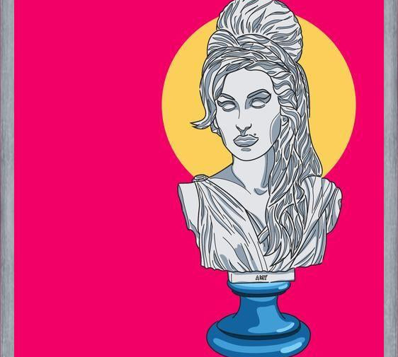 Cuadro Amy Winehouse Estatua
