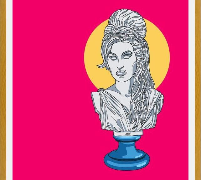 Cuadro Amy Winehouse Estatua