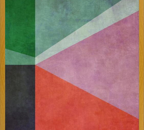 Cuadro Textured Geometric Pattern V