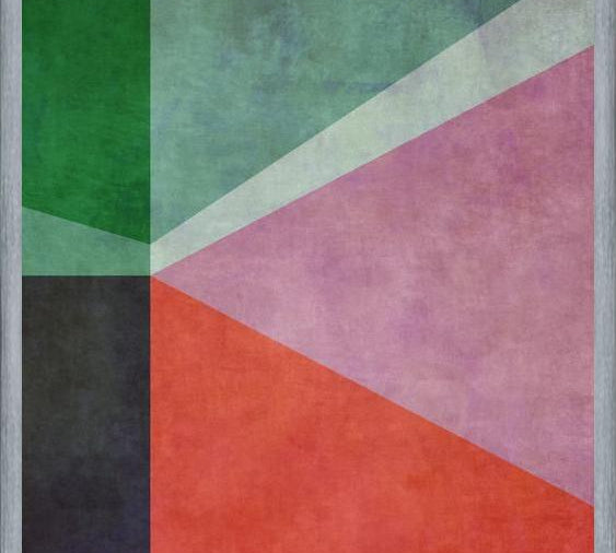 Cuadro Textured Geometric Pattern V