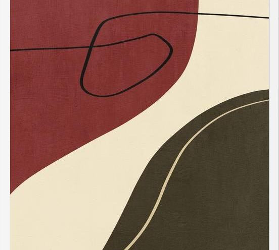 Cuadro Bold Minimal Shapes 2