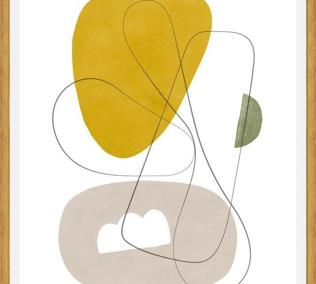 Cuadro Abstraction with gray lines 1