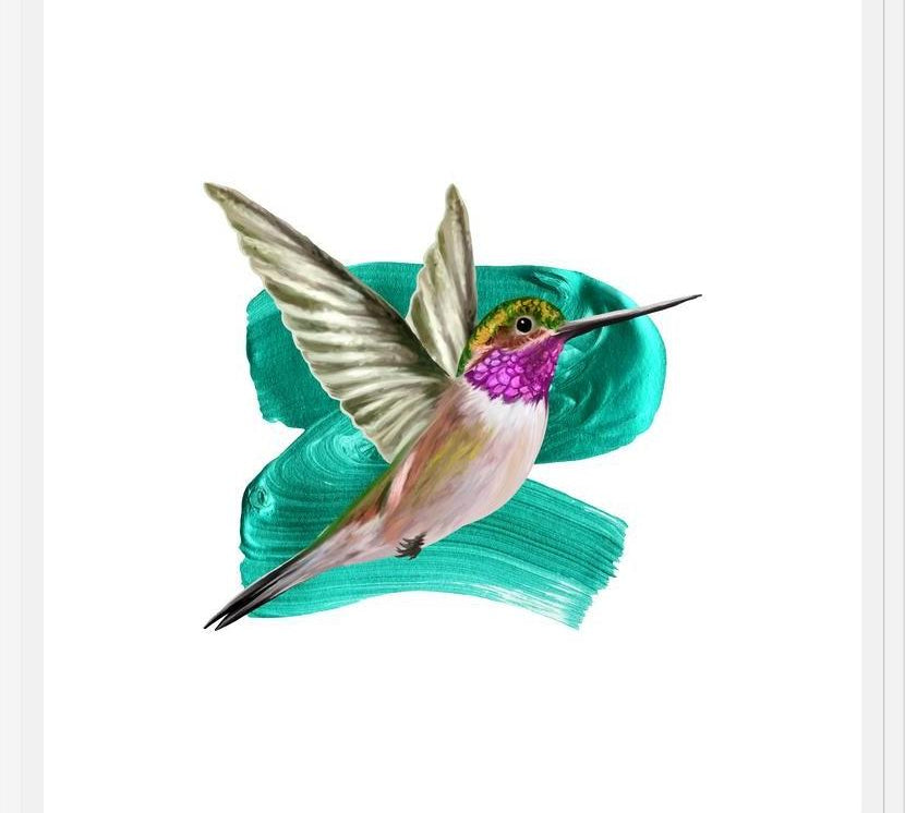 Cuadro Modern Hummingbird