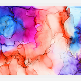 Cuadro Espacio Tinta Alcohol