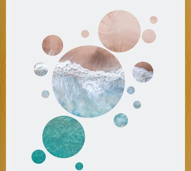 Cuadro Ocean Planets