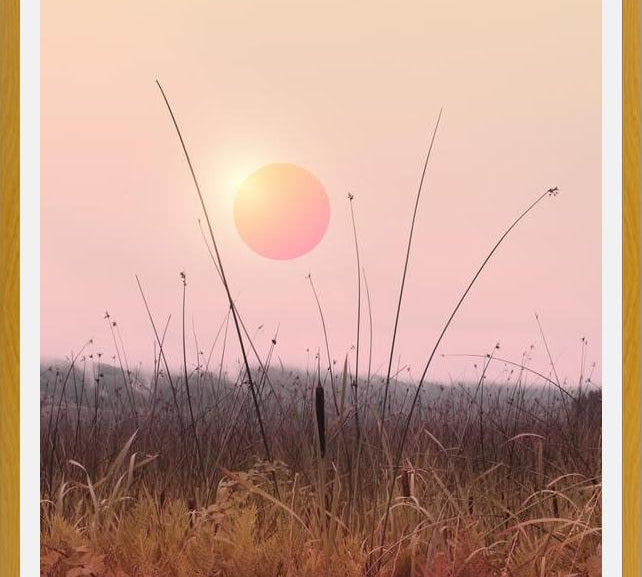 Cuadro Landscape & gradients XII