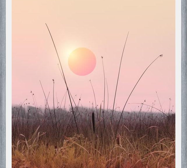 Cuadro Landscape & gradients XII