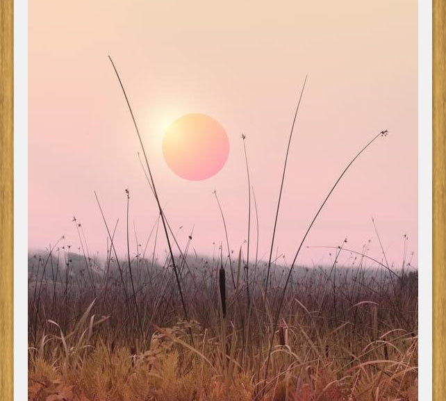 Cuadro Landscape & gradients XII