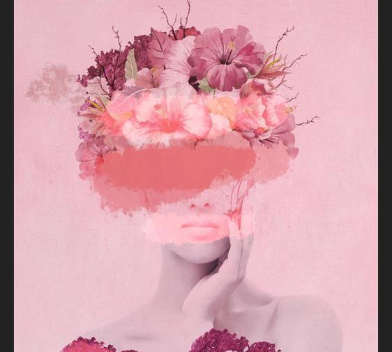 Cuadro Woman in flowers