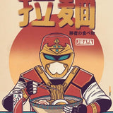 Canvas Jiraya Eating Ramen