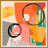 Cuadro Meeting of Shapes and Patterns