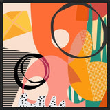 Cuadro Meeting of Shapes and Patterns