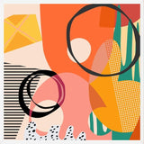 Cuadro Meeting of Shapes and Patterns