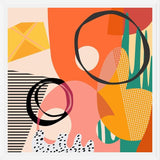 Cuadro Meeting of Shapes and Patterns