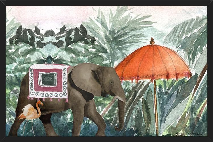 Cuadro Elefante Oriental