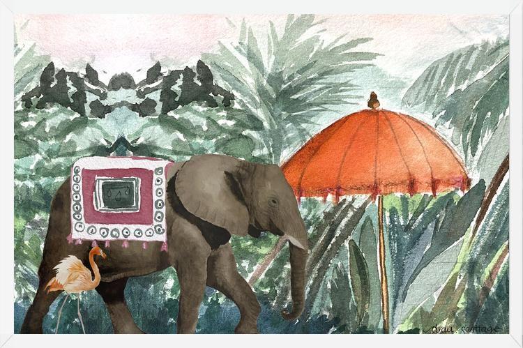Cuadro Elefante Oriental