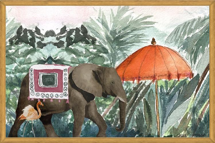Cuadro Elefante Oriental