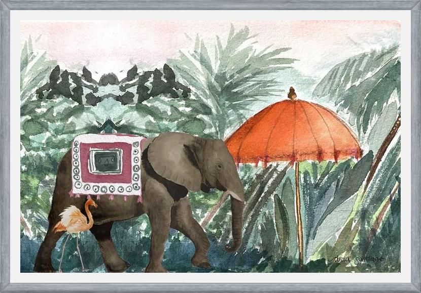 Cuadro Elefante Oriental
