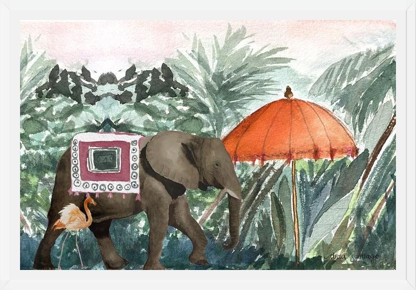 Cuadro Elefante Oriental