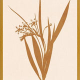 Cuadro Minimal plant - gold