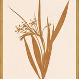 Cuadro Minimal plant - gold