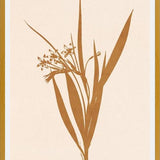 Cuadro Minimal plant - gold