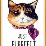 Cuadro gatita calico