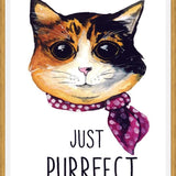 Cuadro gatita calico