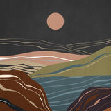 Canvas Mineral inspired landscapes 2