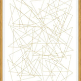 Cuadro Composición de Triângulos - Beige