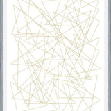 Cuadro Composición de Triângulos - Beige