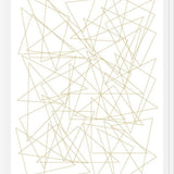 Cuadro Composición de Triângulos - Beige