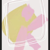Cuadro Quirky shapes pink