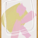 Cuadro Quirky shapes pink