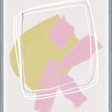Cuadro Quirky shapes pink
