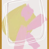 Cuadro Quirky shapes pink