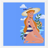 Cuadro Mujer en la Playa